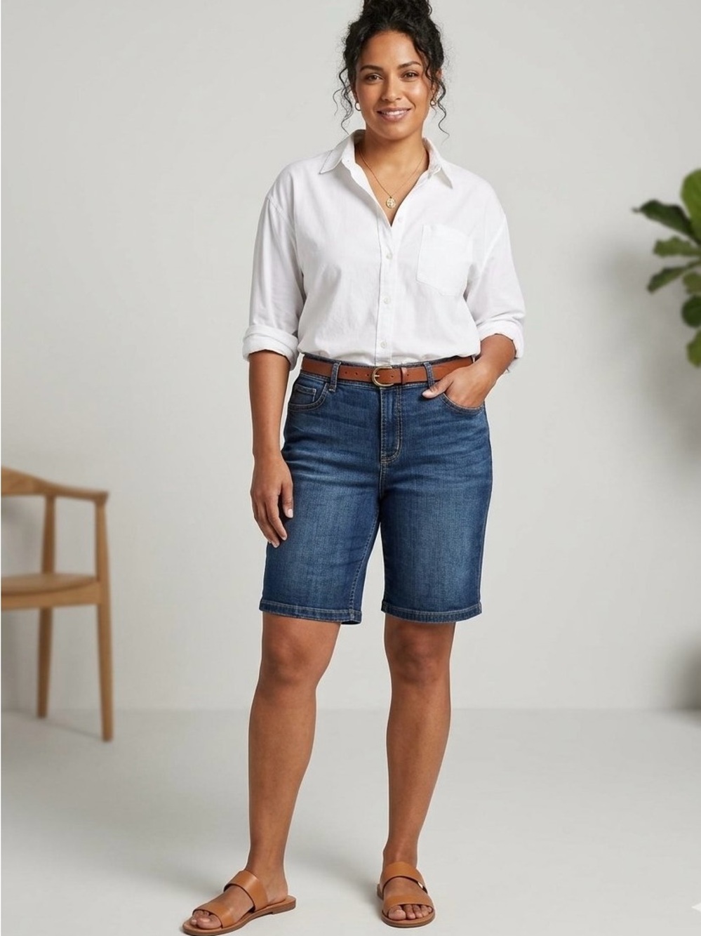 MAURICES Mjean bermuda shorts size 14
